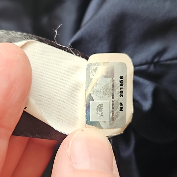 The North Face Goose Down Long Blue Coat Size Small - Picture 10 of 13